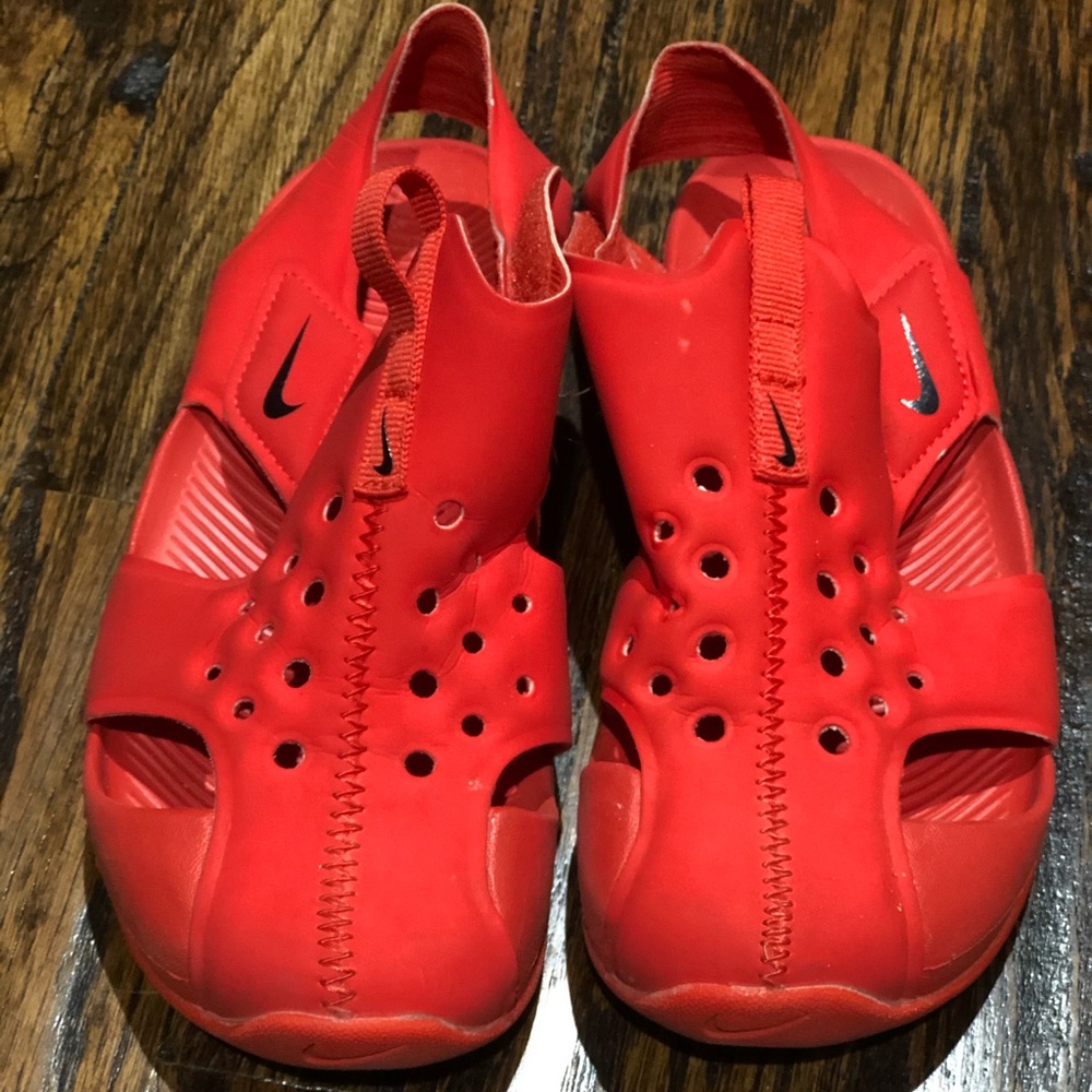 Red Nike Water Shoes